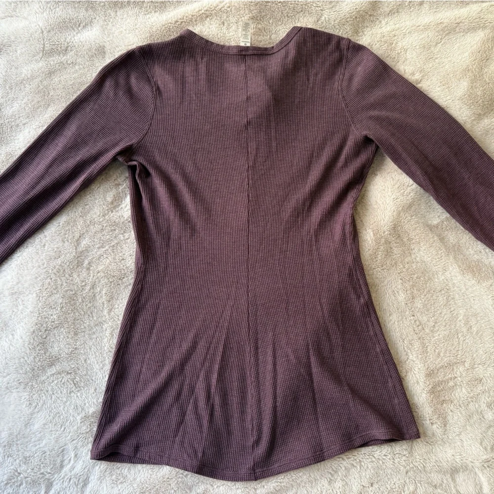 NWT Lululemon Close Call Henley Long Sleeve Size M